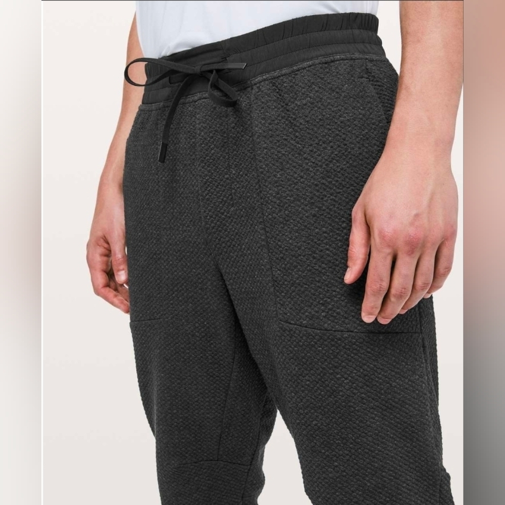 Lululemon At Ease Jogger Heathered Black Size M - Picture 3 of 7
